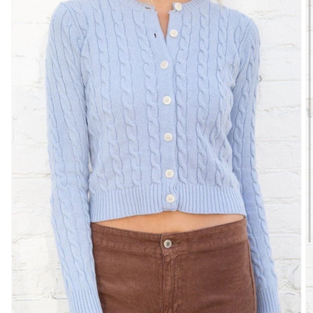 Brandy Melville Light Blue Cardigan